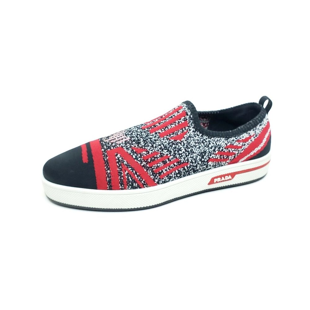 Prada Knit Calzature Donna Sneaker Slip On Multi Color Womens EUR 39/US 9 - Picture 1 of 11